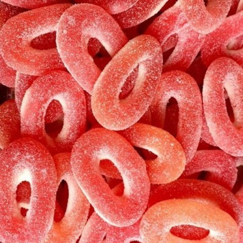 Anneau Sucré Fraise - 100g